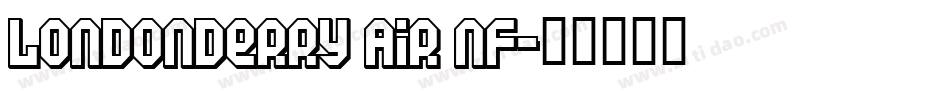 Londonderry Air NF字体转换
